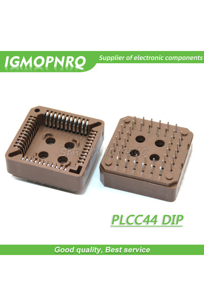 Choice3 PLCC44 DIP 10PCS PLCC IC socket PLCC32 PLCC44 SMD DIP 32/44 Pin PLCC ...