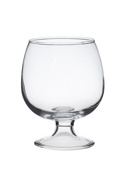 OEM Vaza Decorativa din Sticla Transparenta Pahar cu Picior Ø10x16.5cm