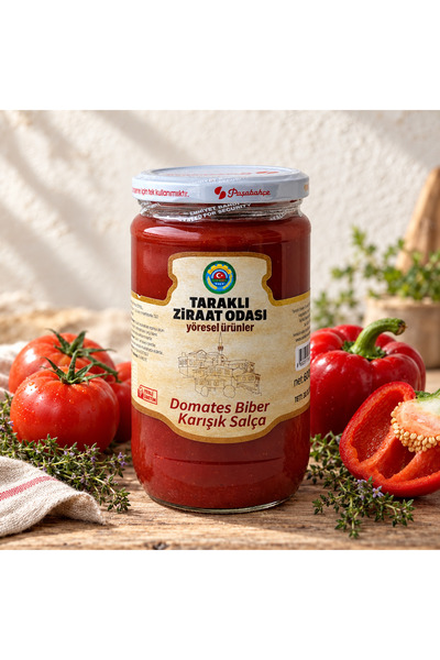 Domates Biber Karışık Salça 600 G – Yöresel Salça
