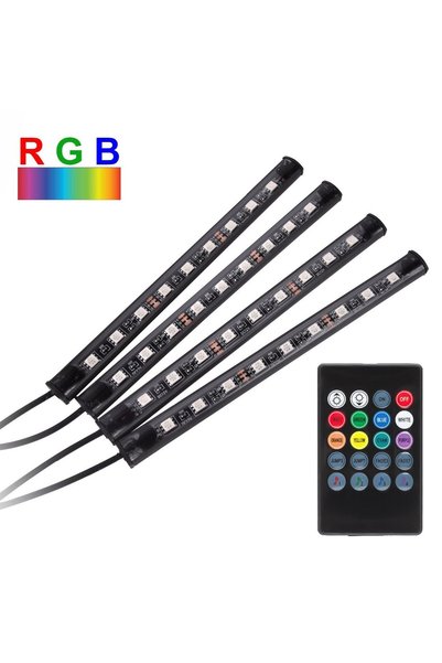 OEM Lampă LED tip bară cu USB și control - 4 bucăți
