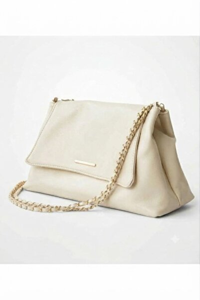 Gogoey Gold Strap Trend Fashion Elegant Women's Shoulder Bag Mink