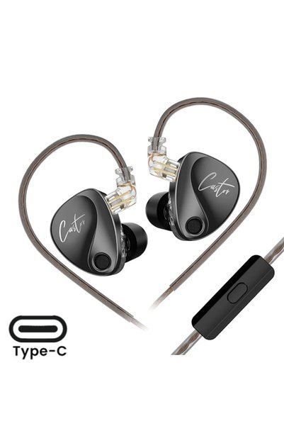 KZ Castor Bass Version In Ear Monitör HiFi IEM Kulak İçi Kulaklık Siyah