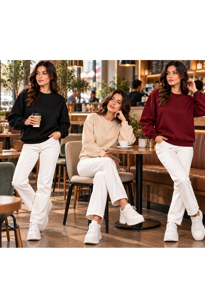 HUMAN LOVE Super 3-Pack Unique Design Sweatshirt