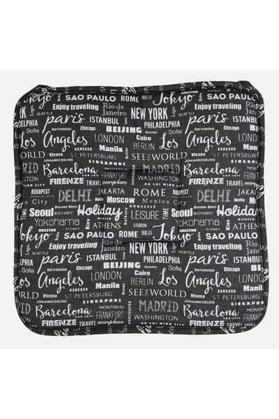 OEM Perna Gri cu Imprimeu pentru Scaun 39x39cm