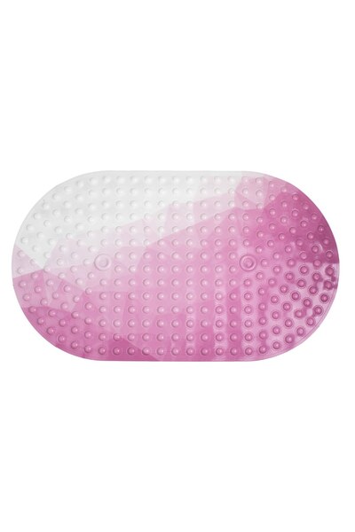 OEM Covoras de Baie Antiderapant Alb Roz 58x33cm - Covorase Antialunecare Copii