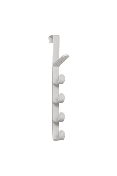 OEM Cuier/Carlig de Plastic Alb 5 Spatii - 2x28cm - Cuiere Carlige Usa, Organ...