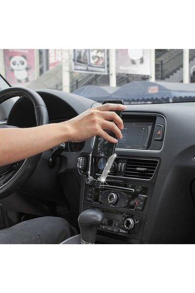 OEM Suport Telefon Mobil cu Strasuri, Montare pe Gura de Ventilare