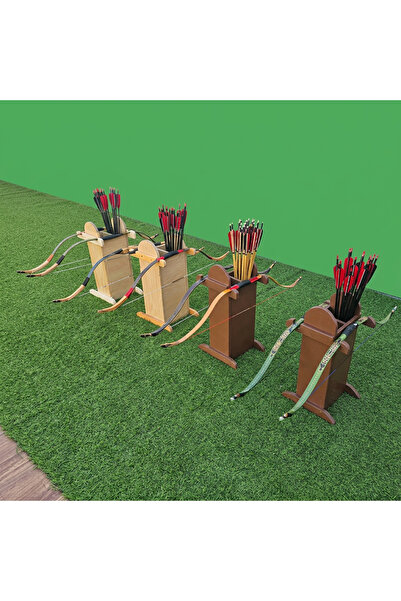 JUNXING ARCHERY Wooden Bow and Arrow Base |   Stability and Order