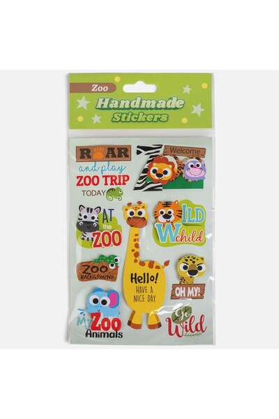 OEM Autocolante 3D Animalute din Jungla - Produse Petrecere