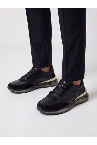 Serhat Özköroğlu Lfr-M2217 Leather Roller Shoes Black
