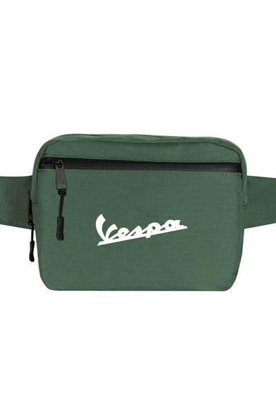 CrowsGate Geantă Vespa Logo 3 Culoare Verde