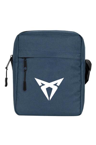 CrowsGate Geantă de umăr cu logo Kupra Culoare bleumarin