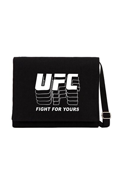 CrowsGate Geantă Messenger din pânză neagră UFC FG
