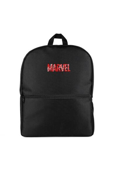 Generic Brand Marvel Heroes in Post 3 Backpack Black Color