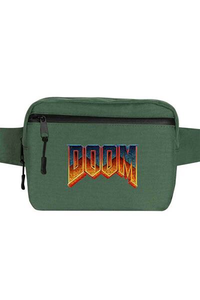 CrowsGate Doom Vintage Waist Bag Green Color