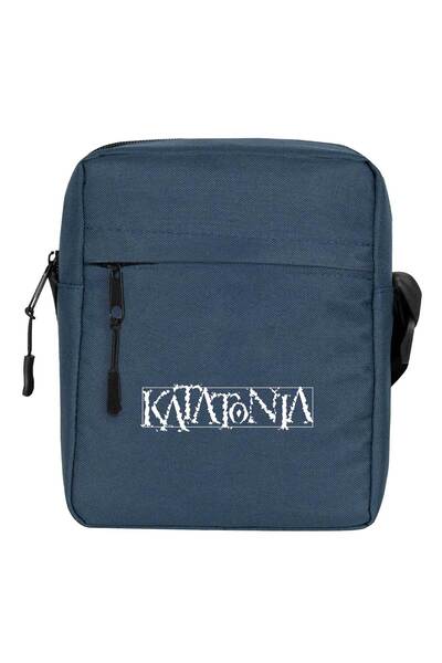 CrowsGate Geantă de umăr Katatonia Logo Culoare bleumarin