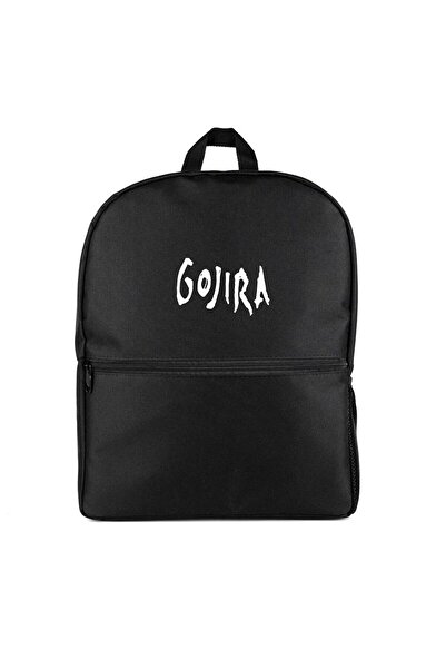Generic Brand Rucsac cu logo Gojira Culoare neagră