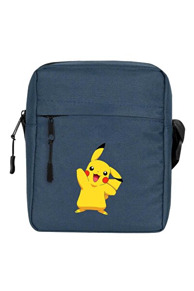 CrowsGate Pokemon Pikachu Shoulder Bag Navy Blue Color