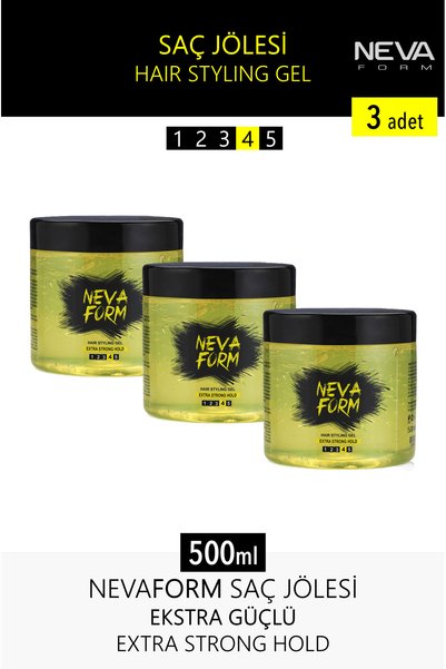 Neva Nevaform Saç Jölesi Ekstra Sert 500 ml (3 ADET)