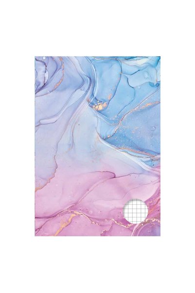 OEM Caiet A5 Matematica Coperta cu Model Marmura - 60 File - Caiete Patrate M...