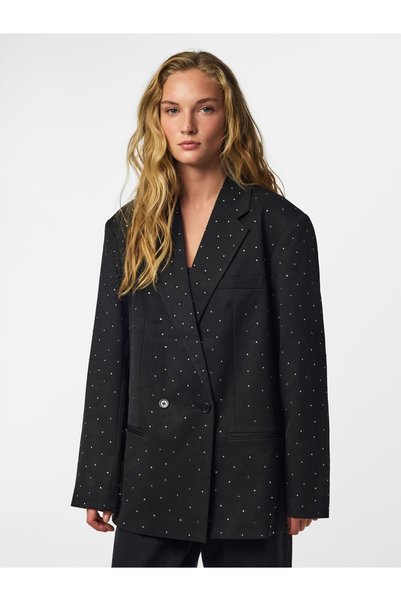 PIECES Blazer PCFALKE cu strasuri