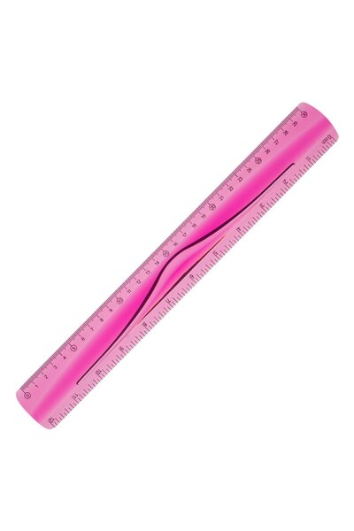 OEM Rigla Flexibila Fucsia 30cm - Rigle Flexibile, Produse Scoala