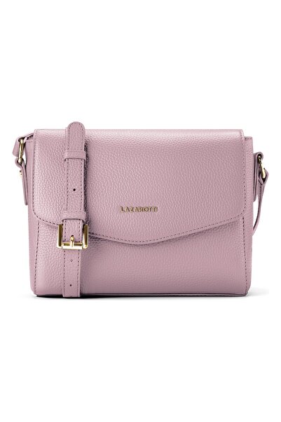 Lazarotti Bologna Leather Crossbody Umhängetasche Leder 22 cm