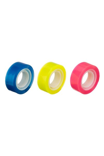 OEM Benzi Adezive Colorate Fluorescente 20m x 18mm - 3buc - Produse Scoala
