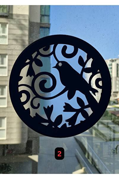DEOZ3D Natural Gas and Ventilation Grille Cover – Modern Floral and Bird Pattern (Sold as Optional)