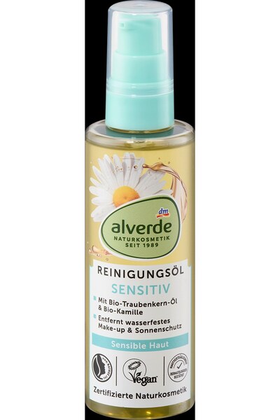 OEM alverde NATURKOSMETIK Ulei de curățare sensibil cu extract mușețel organi...