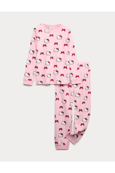 Marks & Spencer Hello Kitty Polar Pijama Takımı (1-16 Yaş)