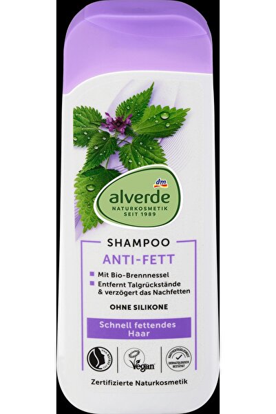 OEM Alverde NATURKOSMETIK sampon pentru par gras, 200 ml, curatare si echilibru