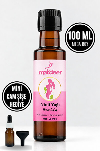MATDEER 100 ml Nioli Yağı - Aromaterapik Hijyen ve Hassas Cilt Bakım Yağı - %...