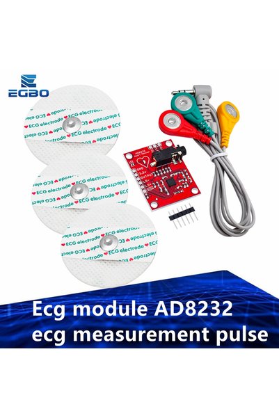 choice2 AD8232-1PC 1~2PCS Ecg module AD8232 ecg measurement pulse heart ecg m...
