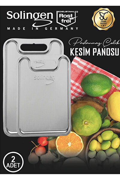 Solingen Stainless Steel Cutting Board 2 Pieces Surface That Prevents Bacteri...