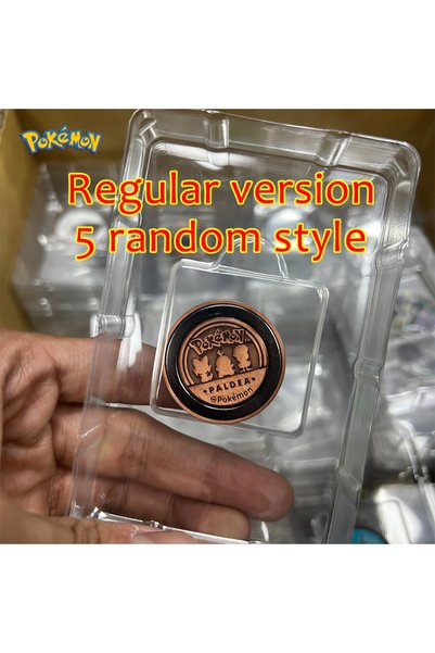 Choice1 random 5pc Pokemon Paldean Refrigerator Magnet Badge Metal Magnetic D...