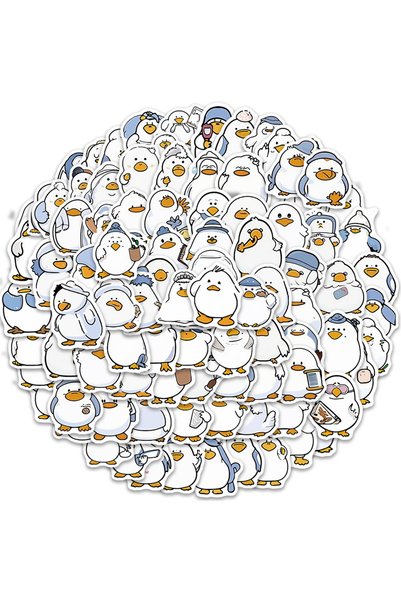 Choice 100PCS 100PCS Cartoon Duck Stickers Cute Creative Simple Handheld Acco...