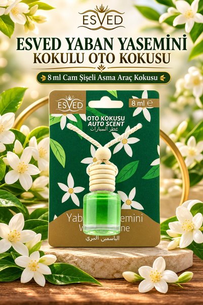 Yaban Yasemini Kokusu 8 Ml Araba Kokusu Cam Şişe