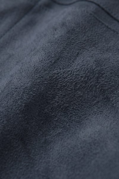 DeepSEA Erkek Regular Fit Tüylenmeyen Kırışmayan Lacivert Süet Gömlek – Likralı Çıtçıtlı 2500556
