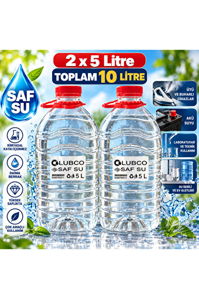 Miss Lubco Premium A Kalite Saf Su 10.5 Litre 0-02 Pm -ütü -akü -radyatör-rob...