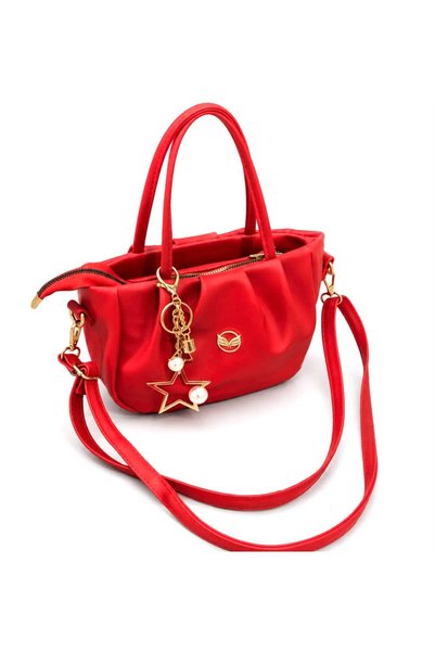 Marvelis Italy Star Charm Hand and Crossbody Women's Bag (Adjustable Long Strap)