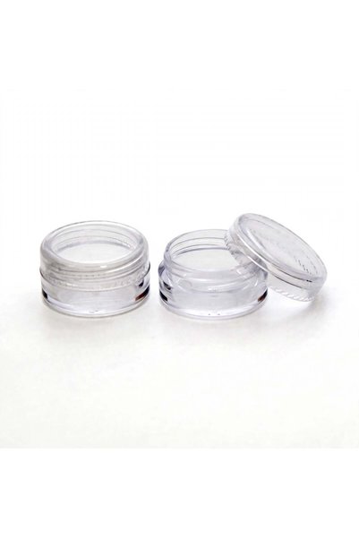 D&B YOL Boş Krem Şişesi 5 ml (10 ADET) (TEKRAR DOLDURULABİLİR) Boş Şeffaf Pla...
