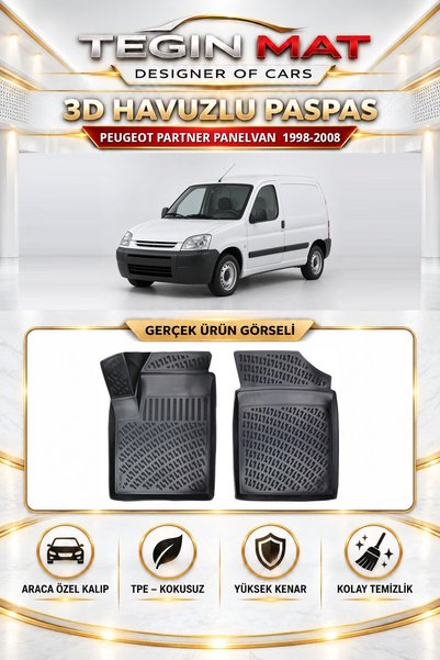Tegin Mat Designer Of Cars Peugeot Partner Tepe Panelvan 008- Van Araca Özel ...