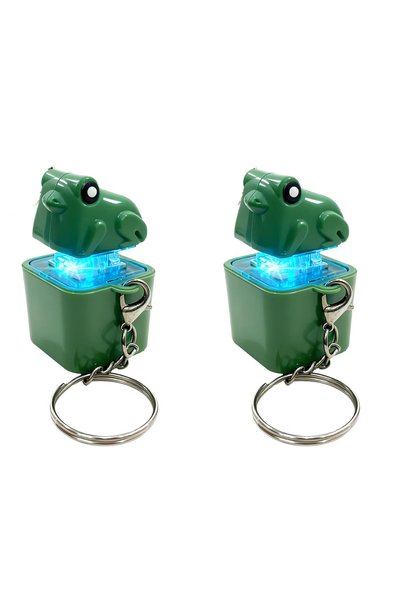 choice2 2pcs Toy Keychain Rechargeable Frog Keychain with Sound & LED Lights,...