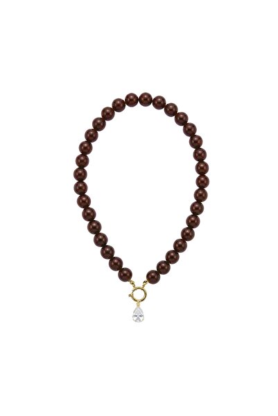 Charmist Eloria Drop Zircon Stone Acrylic Bead Necklace