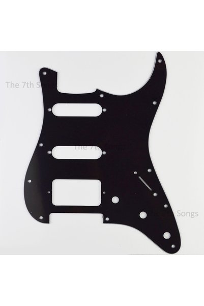 choice2 Black 11 Hole HSS Guitar Pickguard for ST Electric Guitar 1 pcs