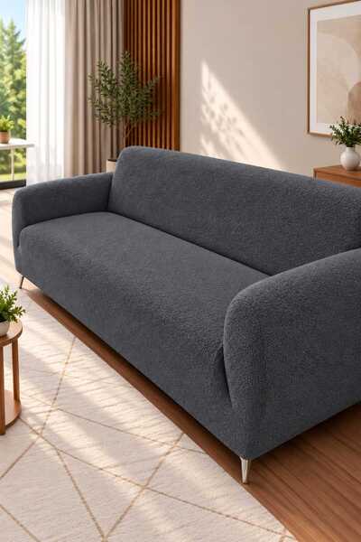 BASHTUGH TİCARET 3-Seater Bohemian Sofa Cover High Quality Single Piece Couch...