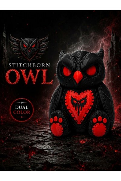 Stitchborn Karanlık Muhafız Baykuş Figürü 20 Cm