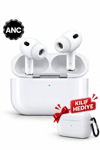 Abbruch Pro3 ANC Kablosuz Bluetooth Kulaklık Gürültü Engelleme Dokunmatik Kontrol IOS Android Tüm Telefonlar ile Uyumlu Kılıf Hediye
