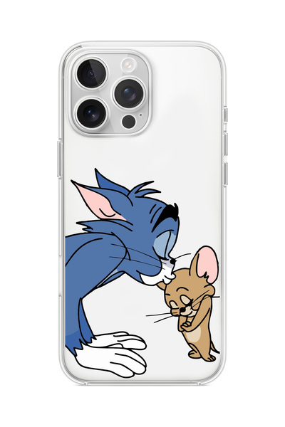 3GEN CASE iPhone 14 Pro Max Uyumlu Sevimli Karakterler Desenli Şeffaf Silikon...